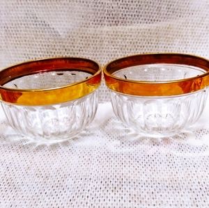 Mikasa Glass Bowls set of 2